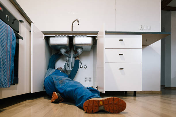 Professional Drain Cleaning technician working in Midlothian, VA